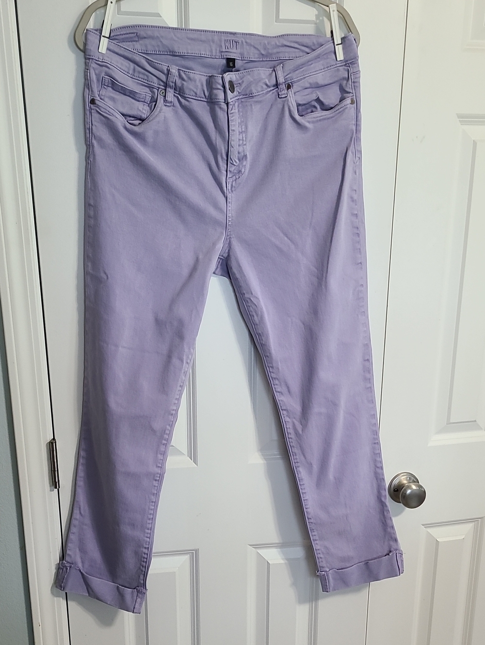 Kut from the Kloth Lilac Boyfriend Jeans
